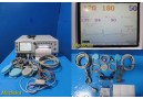 GE 250CX Series 259CX-A Fetal Monitor US+TOCO Transducers Leads Clicker ~ 34294