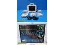 2007 GE Dash 3000 (NBP,Temp,SpO2,ECG) Patient Monitor W/ Patient Leads ~ 34304