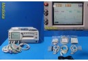 GE 250CX Series 259CX-A Maternal Fetal Monitor W/ 3X Transducers & Leads ~ 34611
