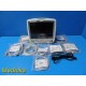 GE Dash 5000 Multi-para Monitor (2XIPB, NBP, ECG, SpO2 & TEMP) W/ Leads ~ 34311