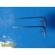 Pilling 521558 & 521562 Jackson Slide Laryngoscopes W/ Light Carriers ~ 34368