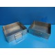 2 x JARIT INSTRUMENT STERILIZATION CONTAINER / STEAM STERILIZATION TRAY (11614)