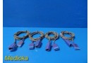4X GE Ref 2021406-001 & 2025350-001 SpO2 Extension Cables (FOR PARTS) ~ 34728