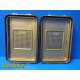 2X V. Mueller Genesis Sterilization Container Lids Gold (12¼ x 1½ x 18")~ 35272