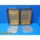 2X V. Mueller Genesis Sterilization Container Lids Gold (12¼ x 1½ x 18")~ 35272