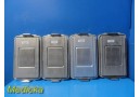 Lot of 04 V. Mueller Carefusion DINCD25LT Container LIDS Only ~ 35275