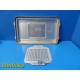 V. Mueller DINCD2-5LT Sterilization Container W/ Lid & Retention Plates ~ 35276