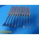 10X Jarit Assorted COBB Type Spinal Elevators Overall Length 11" ~ 35587