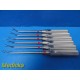 Codman SPO1137-40 SPO1137-39 & SPO1137-38 Angled Ring Cone Curettes Set ~ 35588