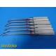 Codman SPO1137-40 SPO1137-39 & SPO1137-38 Angled Ring Cone Curettes Set ~ 35588