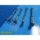 4X Zimmer 3206 (2x1 Jaw, OL 7") & 3208 (1X1 Jaw OL 8") Lambert Bone clamps~35650
