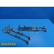 4X Zimmer 3206 (2x1 Jaw, OL 7") & 3208 (1X1 Jaw OL 8") Lambert Bone clamps~35650