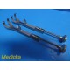 4X Zimmer 3206 (2x1 Jaw, OL 7") & 3208 (1X1 Jaw OL 8") Lambert Bone clamps~35650