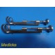 4X Zimmer 3206 (2x1 Jaw, OL 7") & 3208 (1X1 Jaw OL 8") Lambert Bone clamps~35650