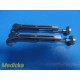 4X Zimmer 3206 (2x1 Jaw, OL 7") & 3208 (1X1 Jaw OL 8") Lambert Bone clamps~35650