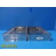 2X V. Mueller C. Fusion Instrument Basket (Tray) 16.5" x 10.75" x 3.25" ~ 35297