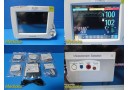 Philips Intellivue MP30 Patient Monitor W/ M3001A MMS Module & NEW Leads ~ 35372