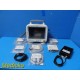 GE Transport Pro Patient Monitor W/ Tram 451M Module, NEW Leads & PSU ~ 35358