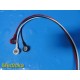 Philips IU22/IE33 P/N 453561432691 ECG Trunk Cable W/ 3-Lead  6-Pin  AHA ~ 35659