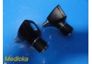 Lot of 2 Welch Allyn 20000A series Otoscope Heads 3.5V, NEW LAMP ~ 35662