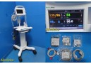 Welch Allyn VSM6000 Series Connex Patient Monitor W/ Leads, Masimo & Cart ~35384