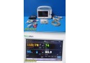 Welch Allyn VSM 6000 Series Connex Patient Monitor 64MTXE W/ Leads Masimo~ 35385