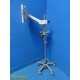 Olympus Scopeguide MAJ-1868 Receiver Dish W/ IF Cable, Arm, Rolling Stand ~35395