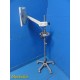 Olympus Scopeguide MAJ-1868 Receiver Dish W/ IF Cable, Arm, Rolling Stand ~35395