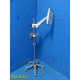 Olympus Scopeguide MAJ-1868 Receiver Dish W/ IF Cable, Arm, Rolling Stand ~35395