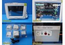 Philips Intellivue MP30 Patient Monitor M8002A W/ MMS Module & NEW Leads ~ 35679