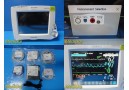 Philips Intellivue MP30 Patient Monitor M8002A W/ MMS Module & NEW Leads ~ 35428