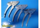 Lot of 3 Smith & Nephew Dyonics 3.4 Suction Punch Handles No Inserts ~ 35707