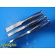 6X Codman Symmetry Surgical Assorted STR/CVD Smith Peterson Osteotomes ~ 35710