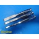 6X Codman Symmetry Surgical Assorted STR/CVD Smith Peterson Osteotomes ~ 35710