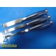 6X Codman Symmetry Surgical Assorted STR/CVD Smith Peterson Osteotomes ~ 35710
