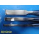 6X Codman Symmetry Surgical Assorted STR/CVD Smith Peterson Osteotomes ~ 35710