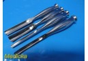 4X Zimmer & Jarit Assorted Smith Peterson Gouges (9.5mm & 16mm) OL 8" ~ 35711