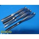 4X Zimmer & Jarit Assorted Smith Peterson Gouges (9.5mm & 16mm) OL 8" ~ 35711