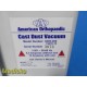 BSN Medical American Orthopedic 0295-400 Cast Dust Vacuum W/ Hose & Filter~35704