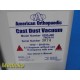 BSN Med American Orthopedic 0295-400 Cast Dust Vacuum W/ Hose & Filter ~ 35418