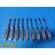 9X Richards Smith & Nephew 28-1811 Chandler Elevators | 8" | 19mm Blade ~ 35743