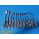 12X Symmetry Surgical Aesculap S&N Chandler Elevators (13, 19, 25 & 30mm) ~35472