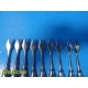 12X Symmetry Surgical Aesculap S&N Chandler Elevators (13, 19, 25 & 30mm) ~35472
