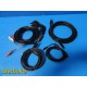 Sonosite Titan Ultrasound Mini-Dock Cable Bundle Set (Lot of 04) ~ 35461