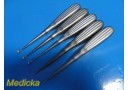 Lot of 5 Aesculap FK613R FK611R (Bruns) & FK622R (Schede) Bone Curettes ~ 35750