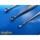 Lot of 5 Aesculap FK613R FK611R (Bruns) & FK622R (Schede) Bone Curettes ~ 35750