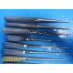 12X V. Mueller Zimmer Assorted Bone Curettes Oval Cup | Straight/Angled ~ 35759