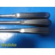 12X V. Mueller Zimmer Assorted Bone Curettes Oval Cup | Straight/Angled ~ 35759