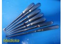 7X Zimmer Jarit Weck Aspen Symmetry Assorted Bone Curette Straight/Angled~35760