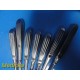 7X Zimmer Jarit Weck Aspen Symmetry Assorted Bone Curette Straight/Angled~35760